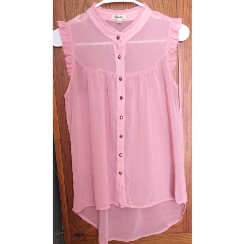 Gorgeous Blush High-Low Top